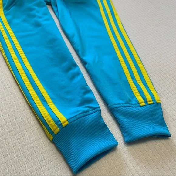 Adidas turquoise and yellow track jacket - Picture 7 of 16